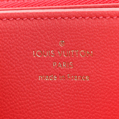 Louis Vuitton Lambskin Embossed Monogram Coussin Zippy Wallet Pink 6 of 8