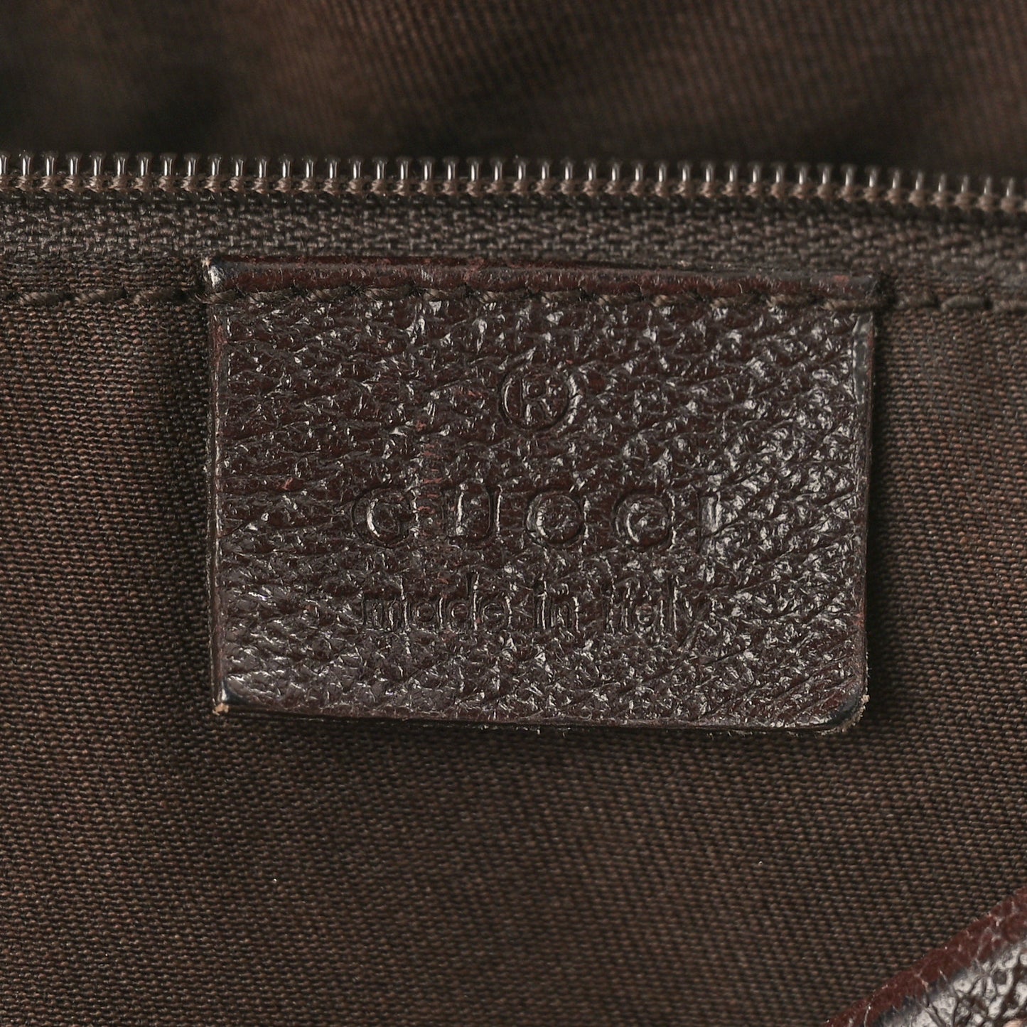 Monogram Medium Abbey Shoulder Bag Dark Brown