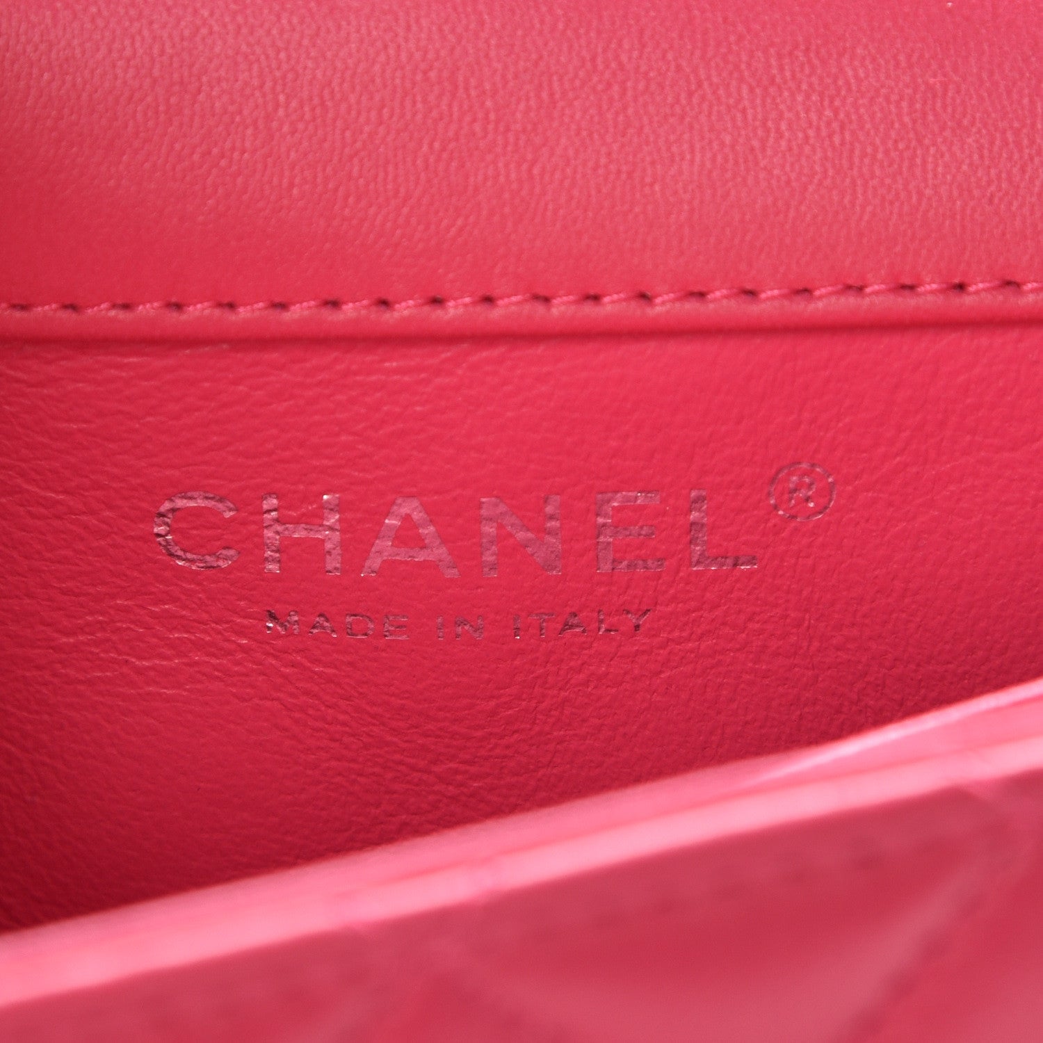Chanel Lambskin Quilted Extra Mini Flap Dark Pink 6 of 12