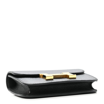 Hermes Epsom Constance Slim Wallet Black 4 of 7