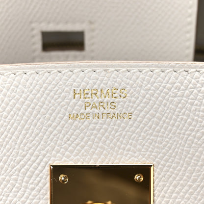 Hermes Epsom Birkin 30 Gris Pale 6 of 11