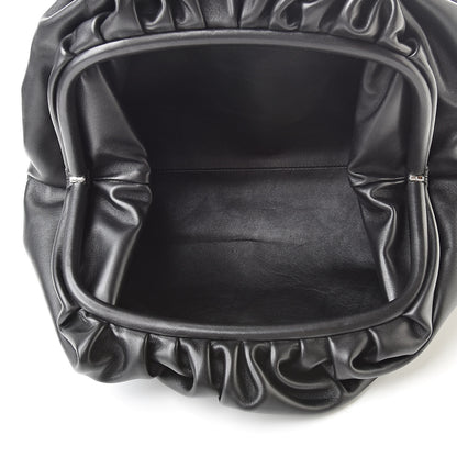Bottega Veneta Smooth Butter Calf The Pouch Oversized Clutch Black 5 of 8