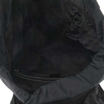Gucci Techno Canvas Web Double Buckle Backpack Black 6 of 12