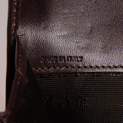 Burberry Haymarket Check Continental Wallet Chocolate 7 of 8