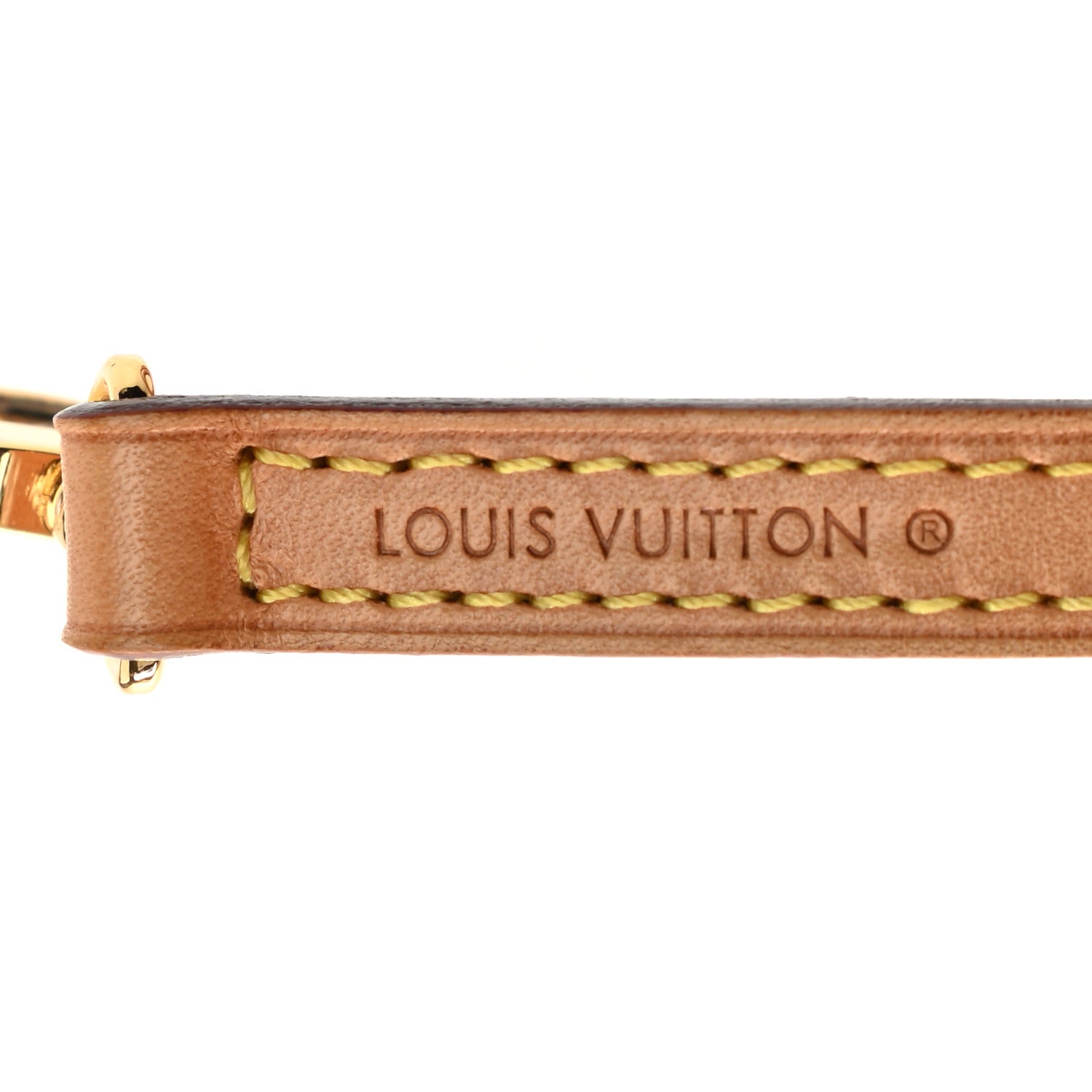 Louis Vuitton Vachetta 12mm Long Shoulder Strap VVN 3 of 4
