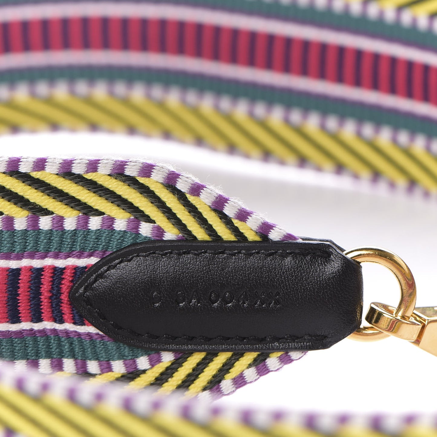 Toile Swift 50mm Sangle Cavale Shoulder Strap Multicolor Black