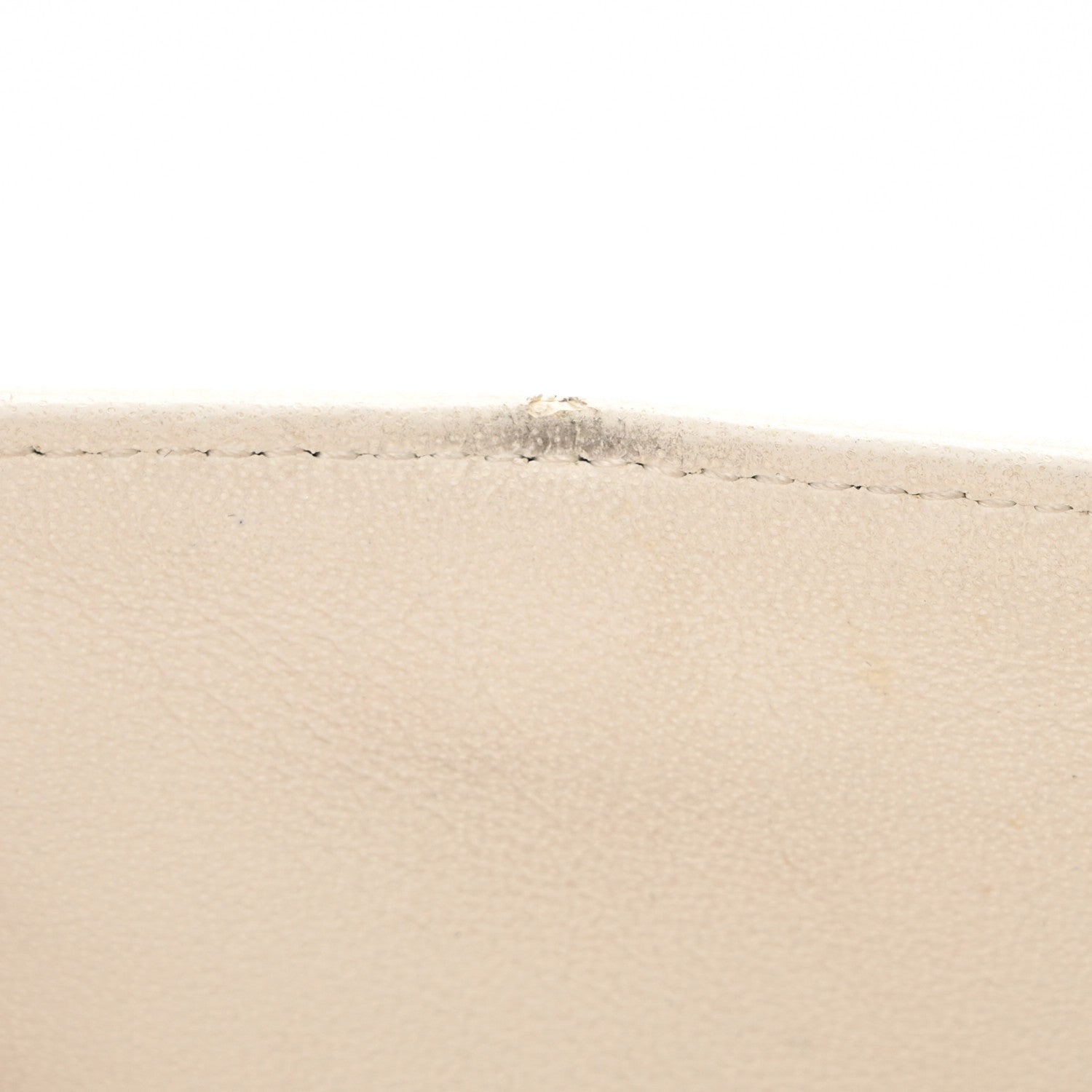 Chanel Crumpled Calfskin Quilted Medium Double Flap White 12 of 12