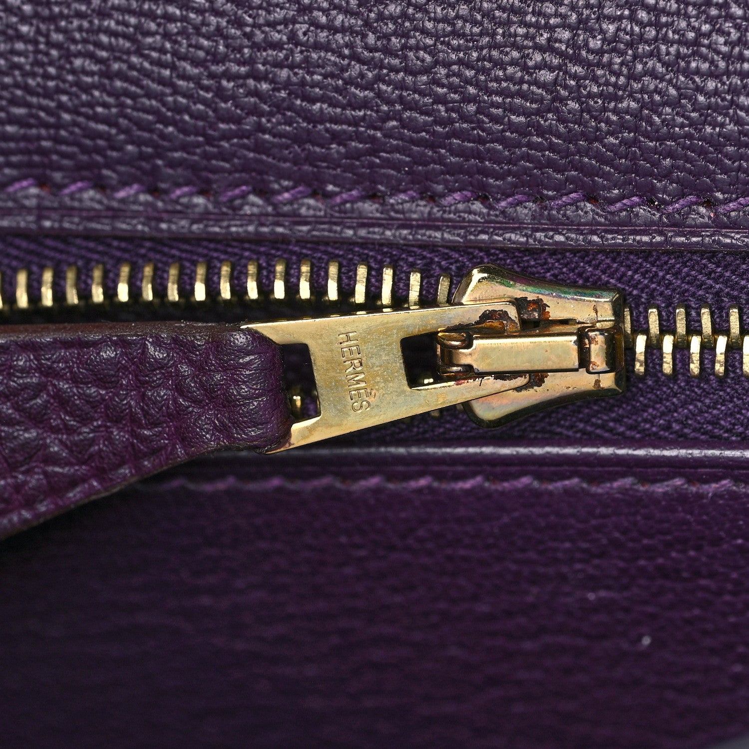 Hermes Togo Birkin 35 Raisin 23 of 37