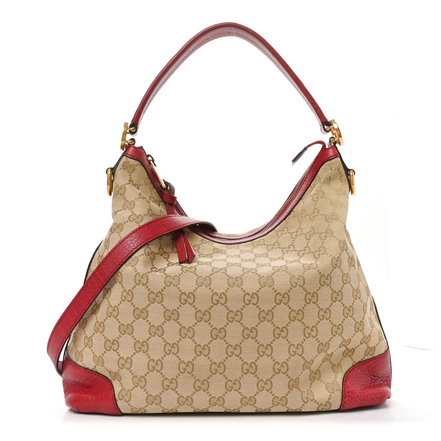 Gucci Monogram Small Miss GG Hobo Red 1 of 12