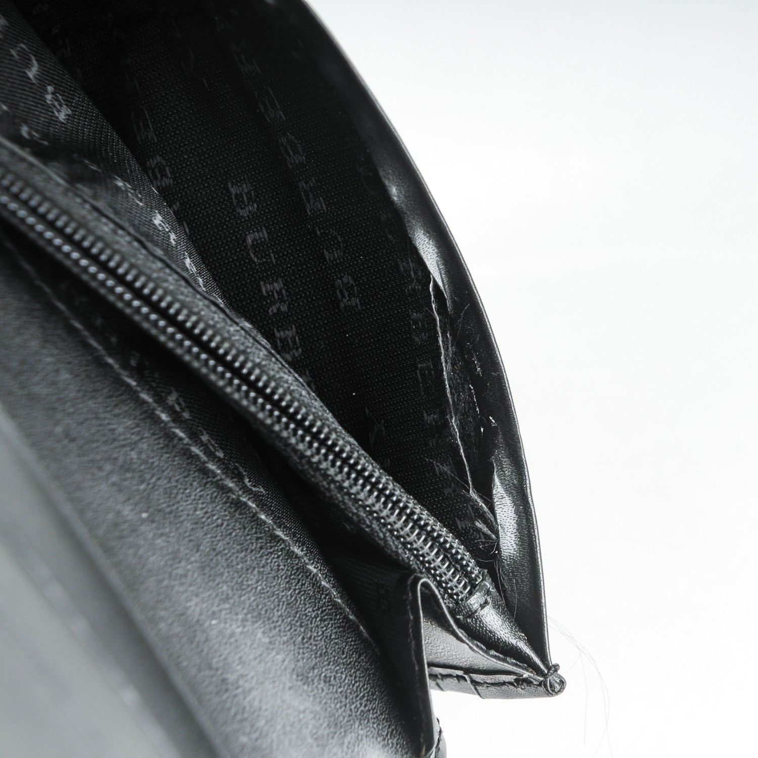 Burberry Patent Supernova Check Wallet Black 9 of 9