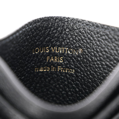 Louis Vuitton Empreinte Monogram LV Charms Card Holder Black 6 of 7
