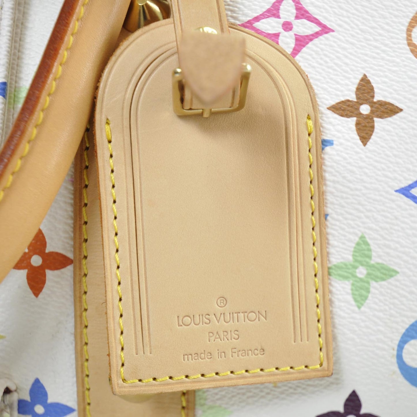 Monogram Multicolor Keepall 45 White