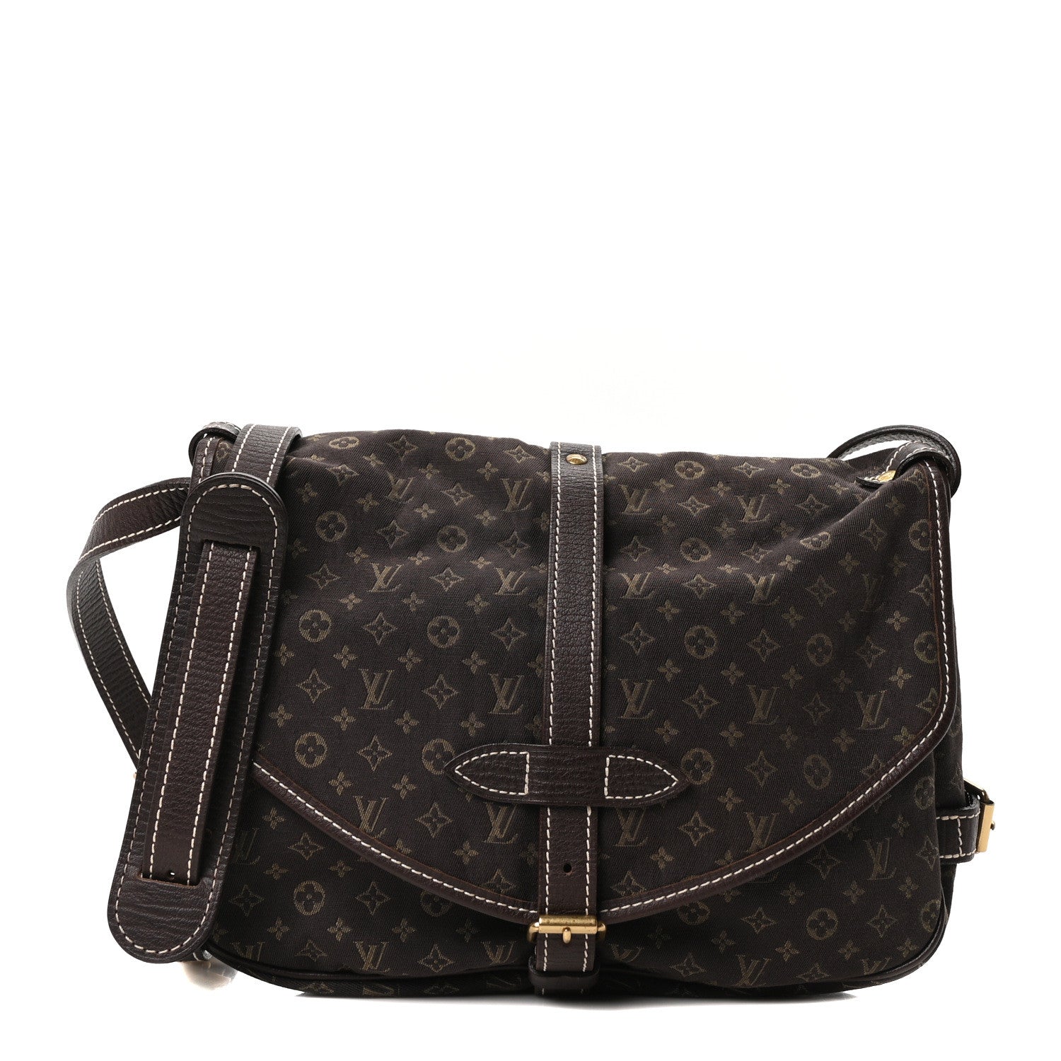 Louis Vuitton Monogram Mini Lin Saumur Ebene 1 of 9