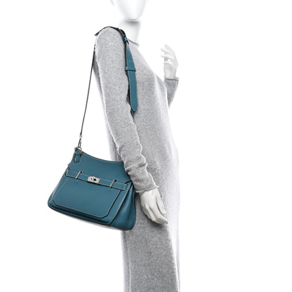 Hermes Taurillon Clemence Jypsiere 31 Blue Jean 2 of 11