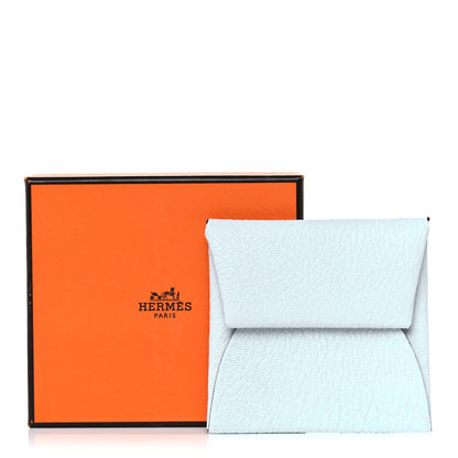 Hermes Chevre Mysore Bastia Verso Coin Purse Bleu Brume Brique 7 of 7