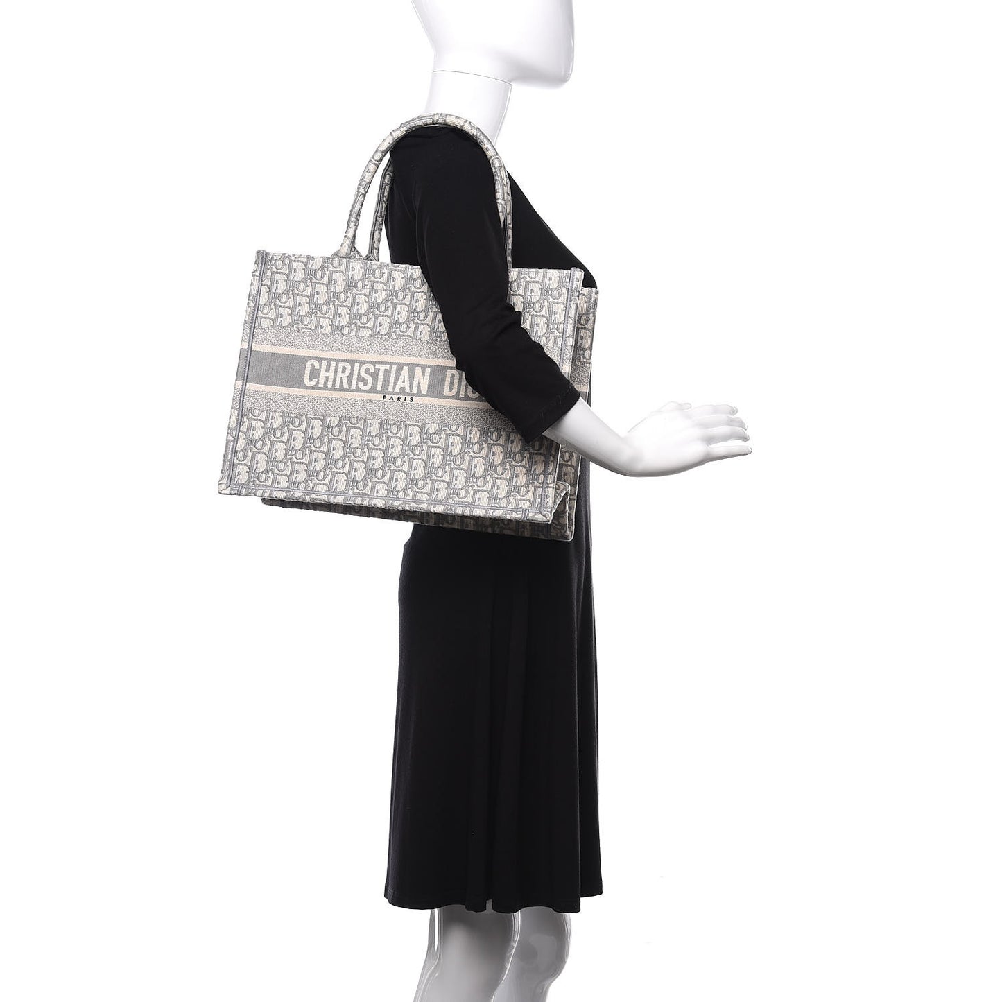 Oblique Medium Book Tote Grey