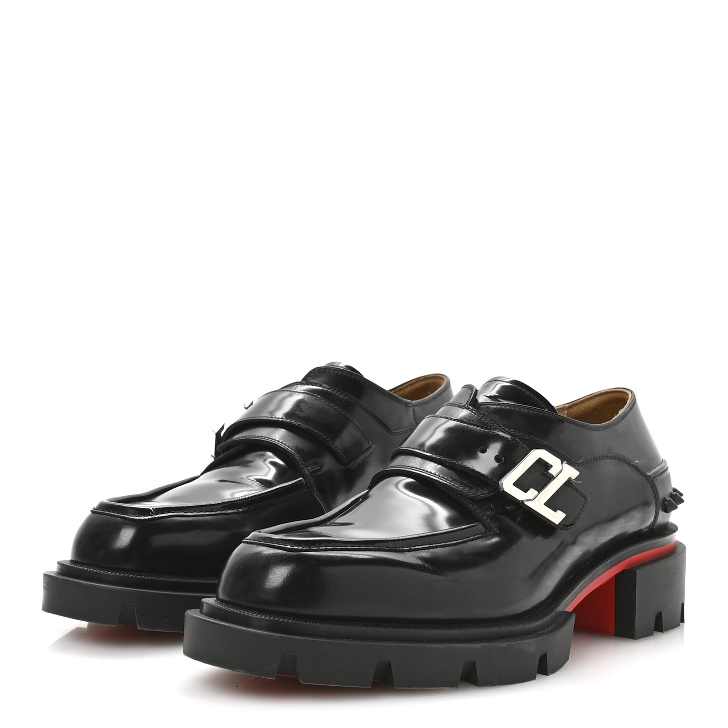 Calfskin Our Georges Mens Loafers 42.5 Black