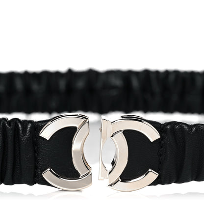 Chanel Lambskin CC Belt 80 32 Black 4 of 5