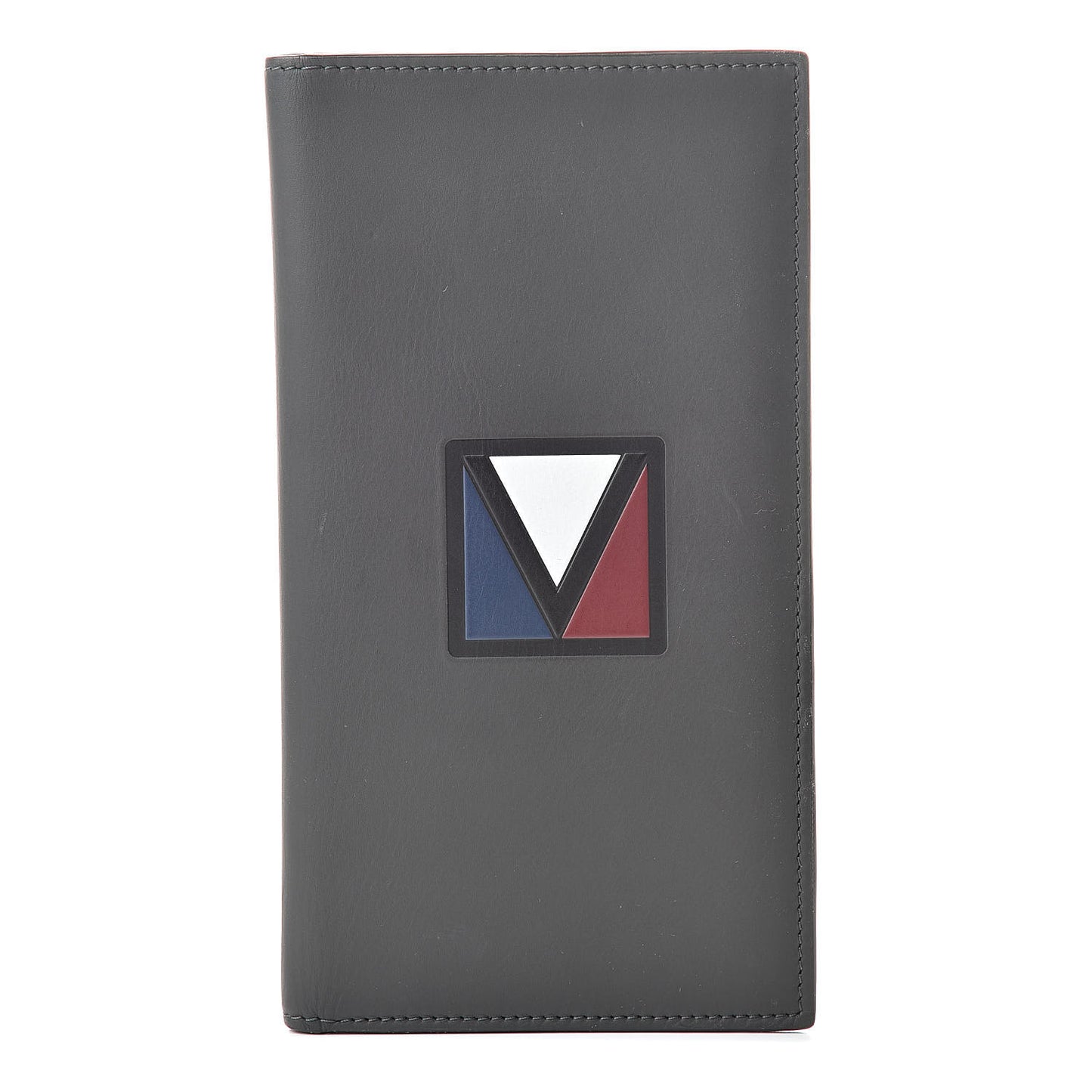 Smooth Calfskin America's Cup Organizer Wallet Grey