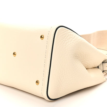 Valentino Garavani Soft Grainy Calfskin Alltime Small Handbag Ivory 9 of 9