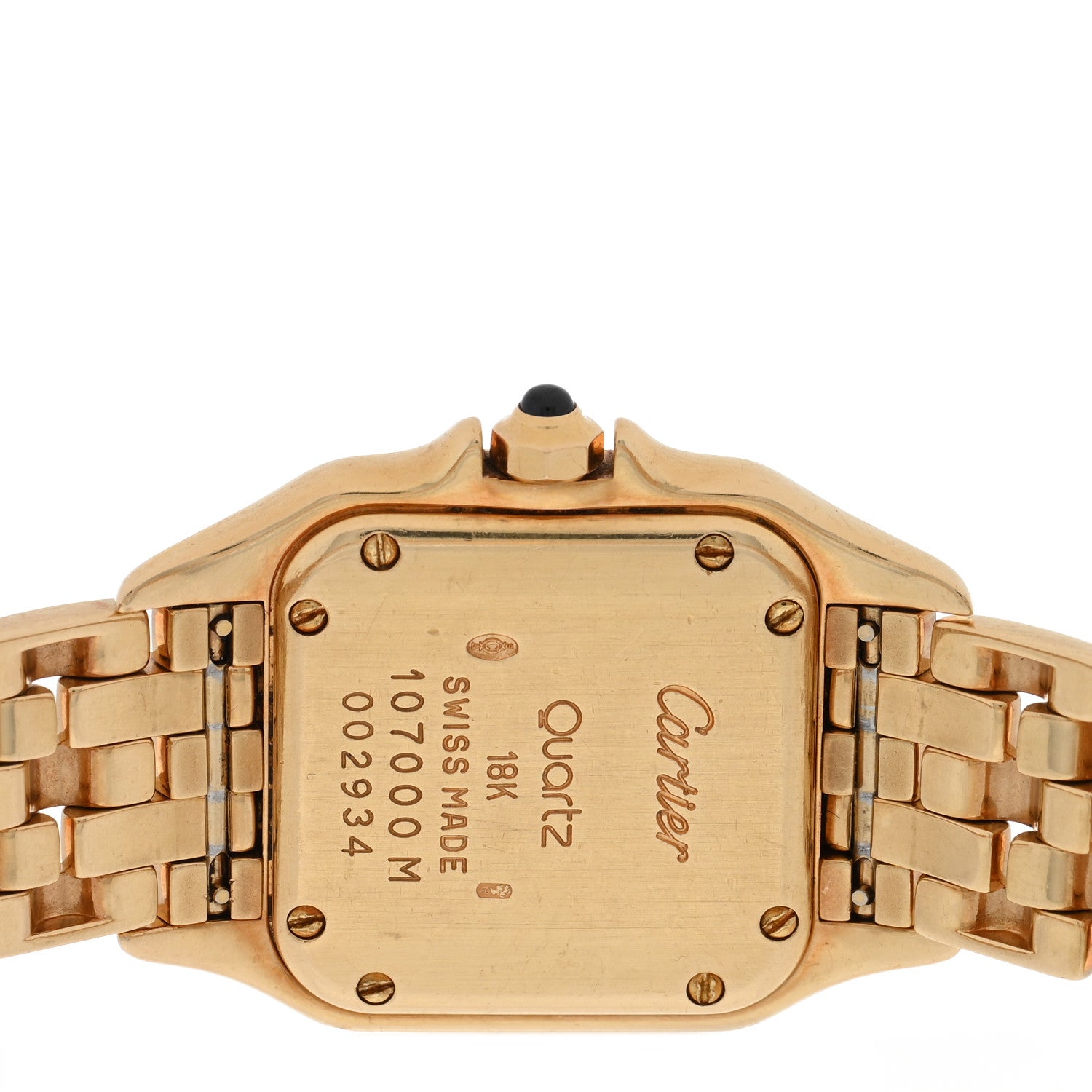 Cartier 18K Yellow Gold 22mm Panthere Quartz Watch 4 of 5