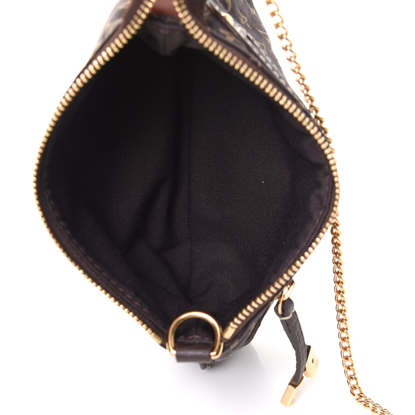Monogram Idylle Mini Pochette Accessories Fusain