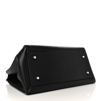 Celine Supple Calfskin Medium Edge Shoulder Bag Black 4 of 7