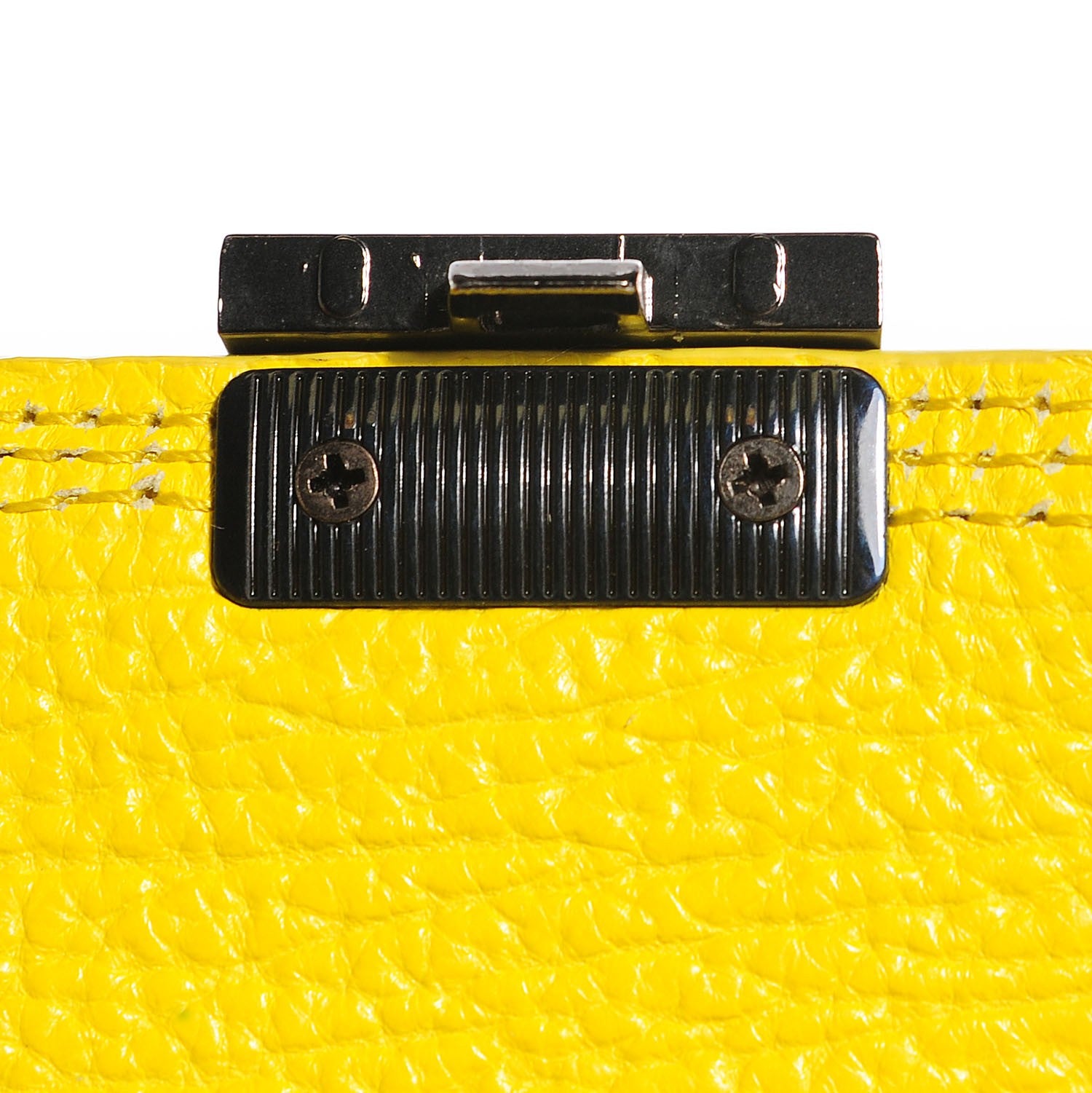 3.1 Phillip Lim 3.1 Textured Calfskin Medium Pashli Satchel Electric Yellow 10 of 11
