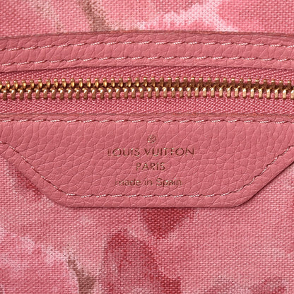 Louis Vuitton Monogram Articles de Voyage Ikat Neverfull MM Rose Velours 8 of 9