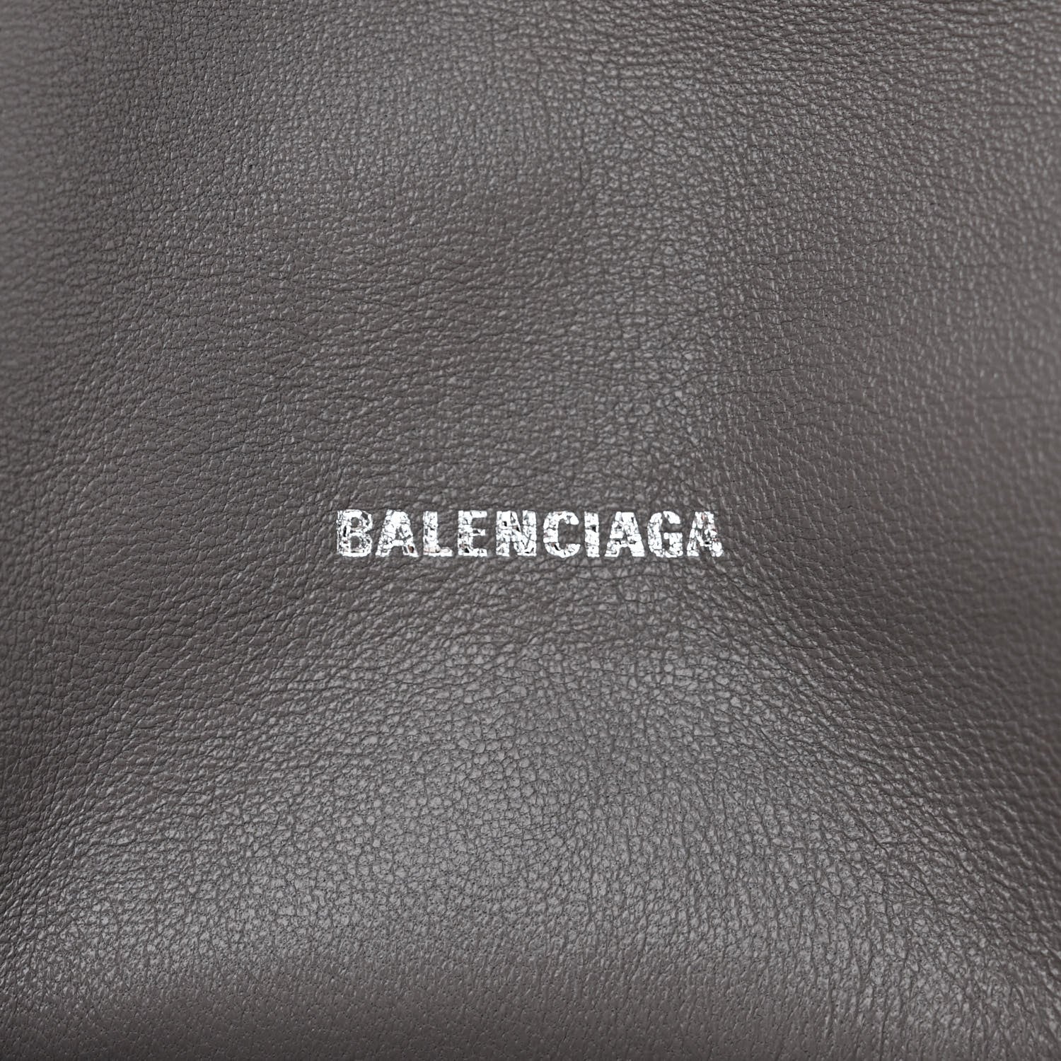 Balenciaga Crushed Calfskin Medium Crush Chain Bag Dark Grey 6 of 9