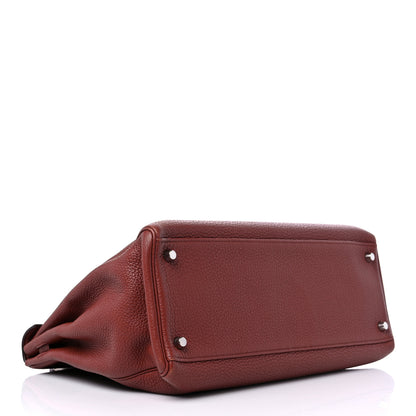 Hermes Togo Kelly Retourne 35 Brique 4 of 14