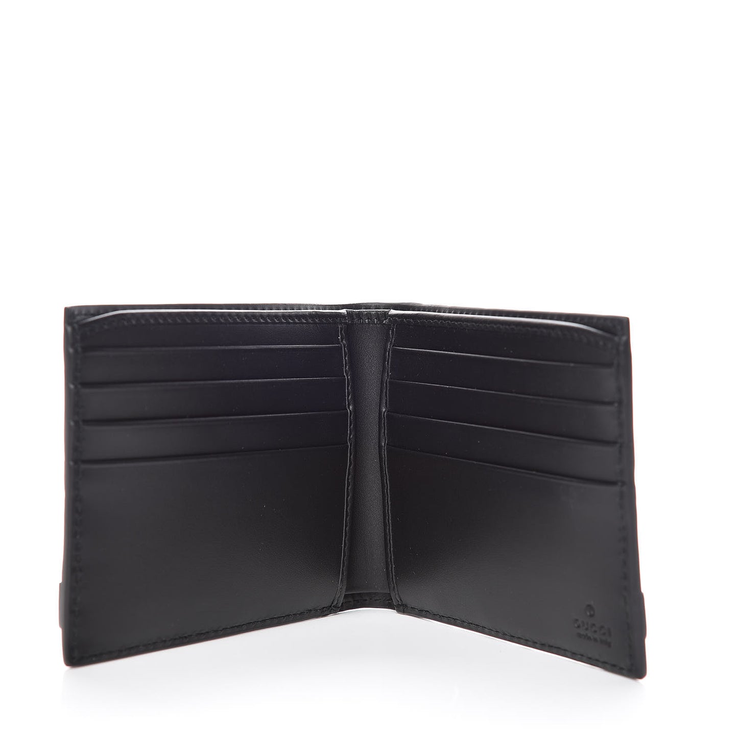 Guccissima Signature Bi-Fold Wallet Black