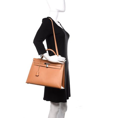 Hermes Vache Natural Kelly Sellier 35 2 of 17