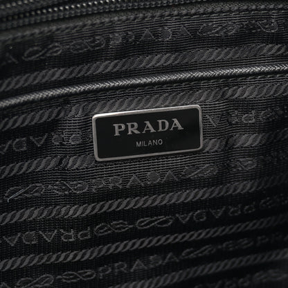 Prada Nylon Vela East West Shopper Tote Black 6 of 12