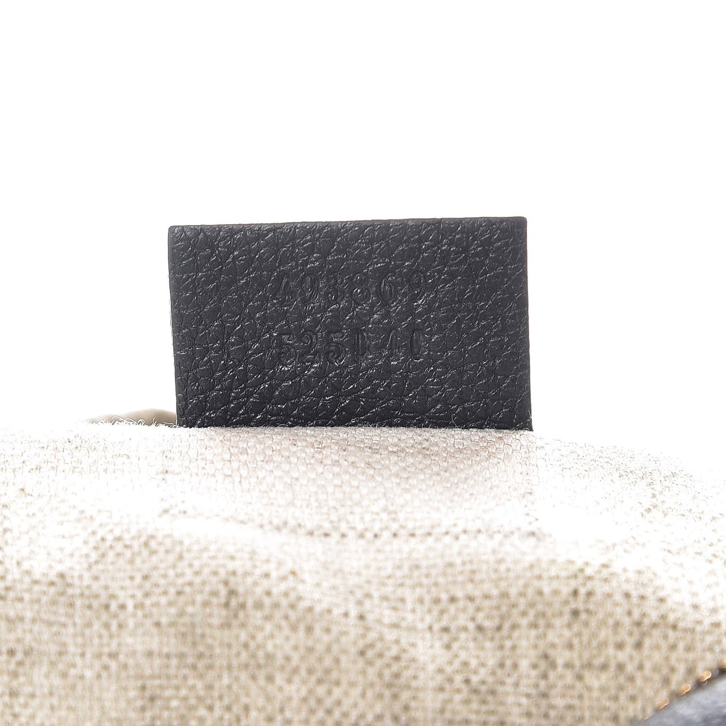 Grained Calfskin Coco Capitan Logo Belt Bag Black
