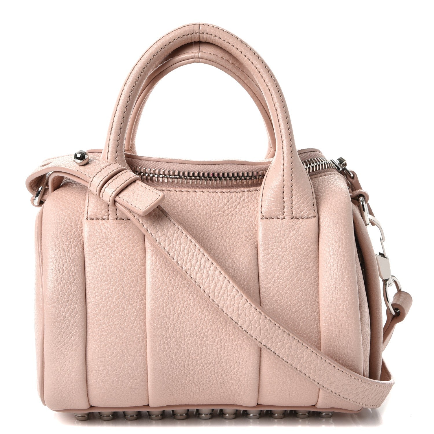 Alexander Wang Pebbled Lambskin Mini Rockie Pale Pink Rhodium Hardware 1 of 7