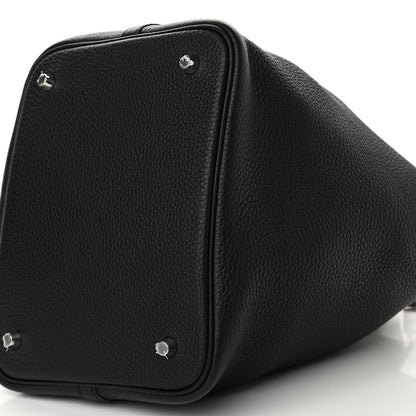 Hermes Taurillon Clemence Picotin Lock 22 MM Black 10 of 10