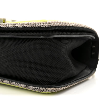 Chanel Canvas Quilted Small Fluo Boy Flap Black Grey Yellow 10 of 10