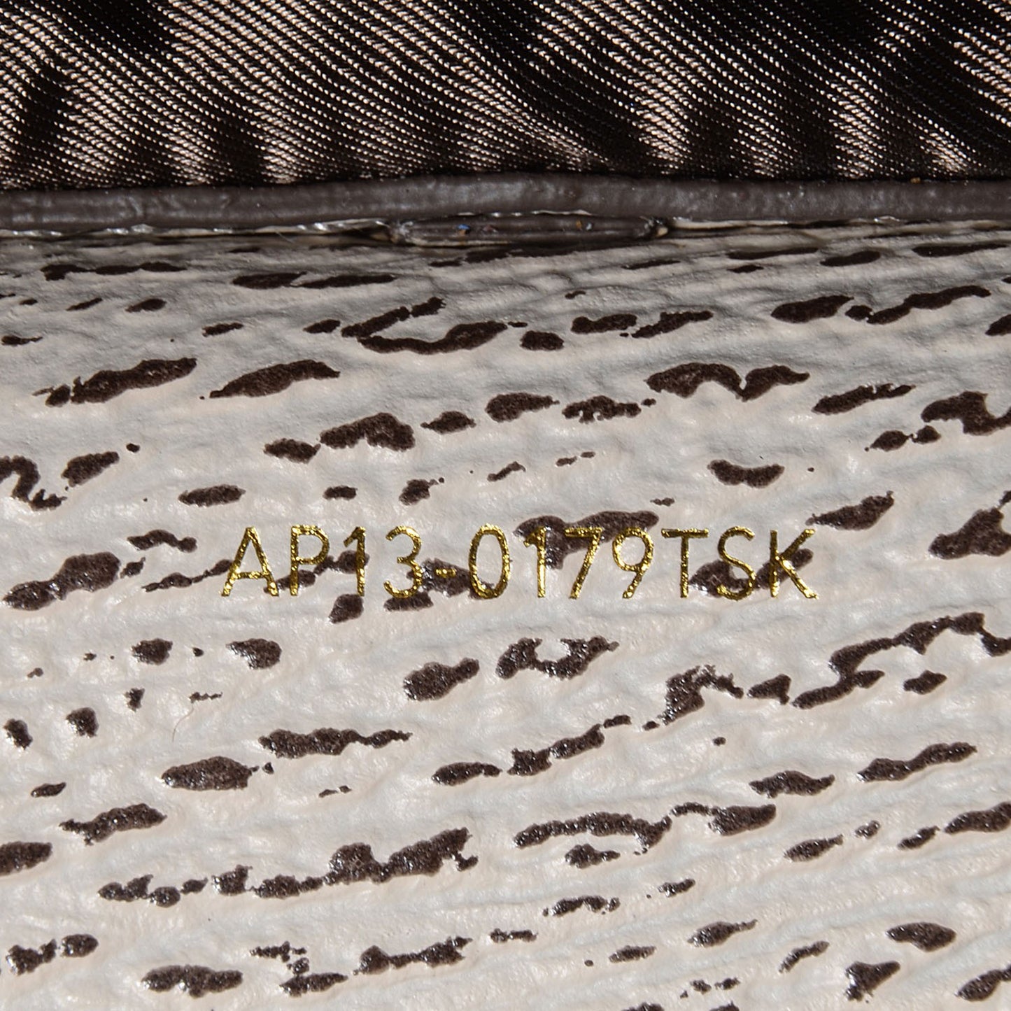 Shark Embossed Leather Medium Pashli Satchel Antique White Military