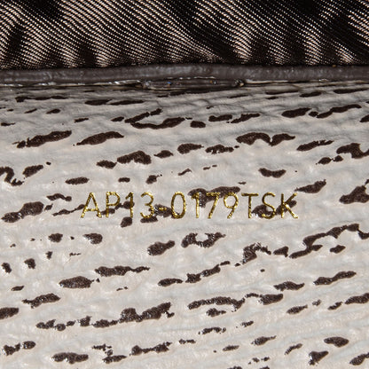 3.1 Phillip Lim Shark Embossed Leather Medium Pashli Satchel Antique White Military 8 of 10