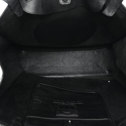 Telfar Pebbled Calfskin Medium Carry Bag Black 5 of 11