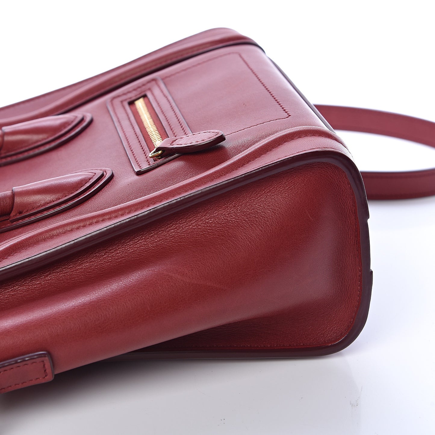 Smooth Calfskin Nano Luggage Red