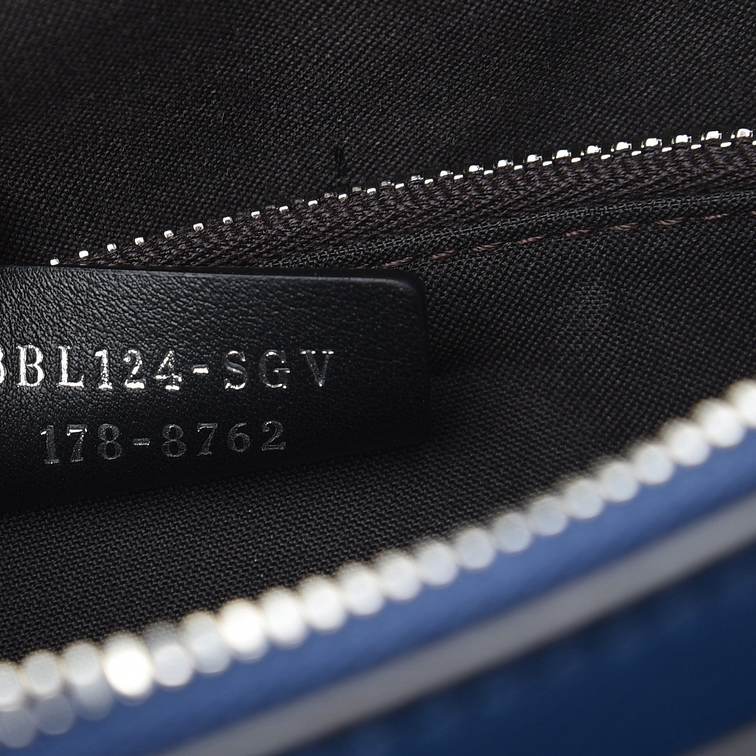 Fendi Vitello Dolce Chain Tail Medium By The Way Boston Bag Blue 7 of 11