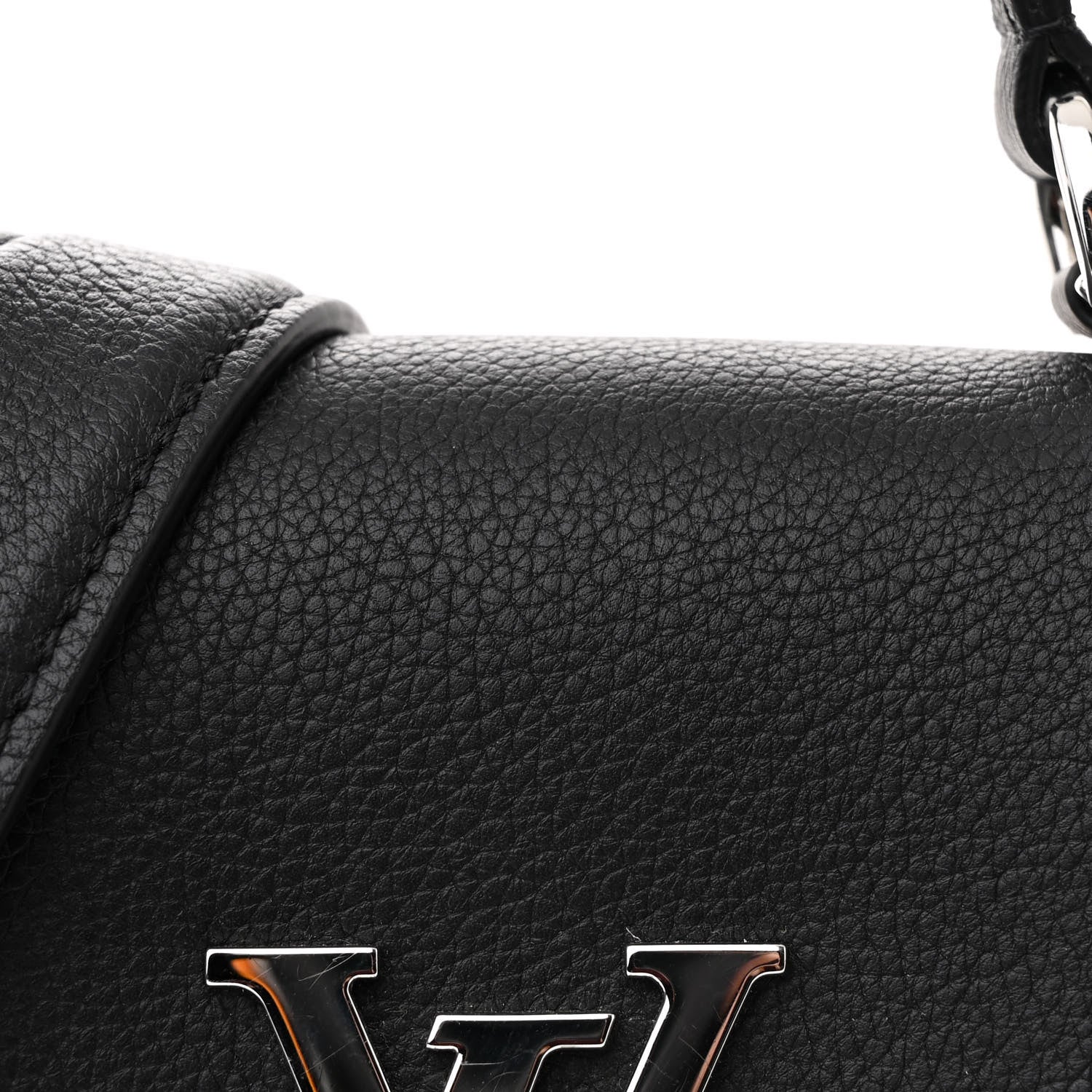 Louis Vuitton Calfskin Lockme Ever Mini Black 7 of 9