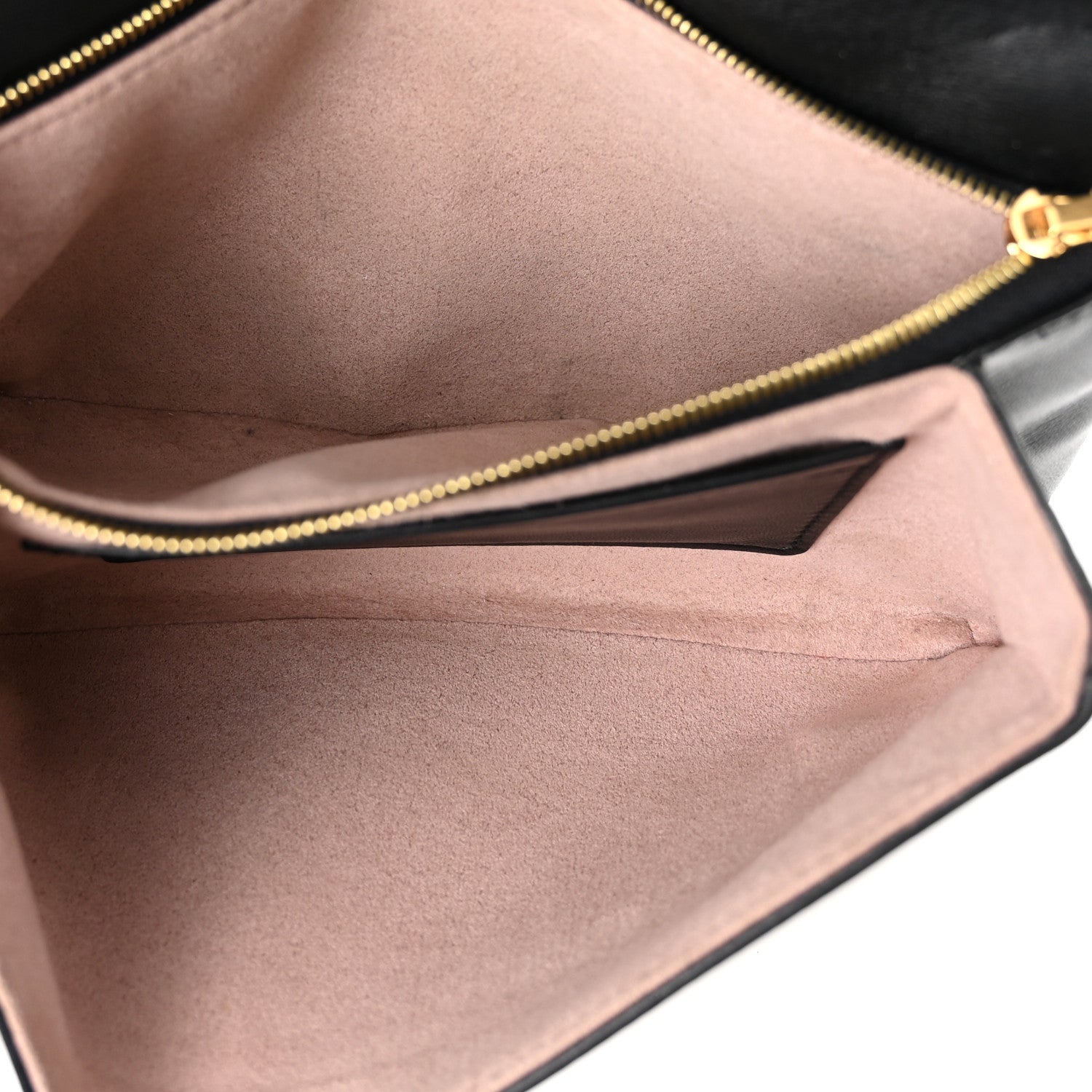 Louis Vuitton Lambskin Embossed Monogram Pochette Coussin Black 5 of 10