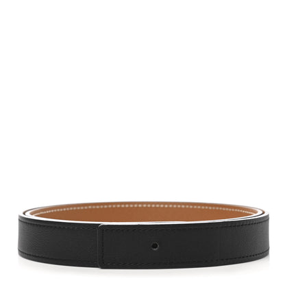 Hermes Swift Epsom 24mm Belt Strap 80 Black Gold 1 of 5