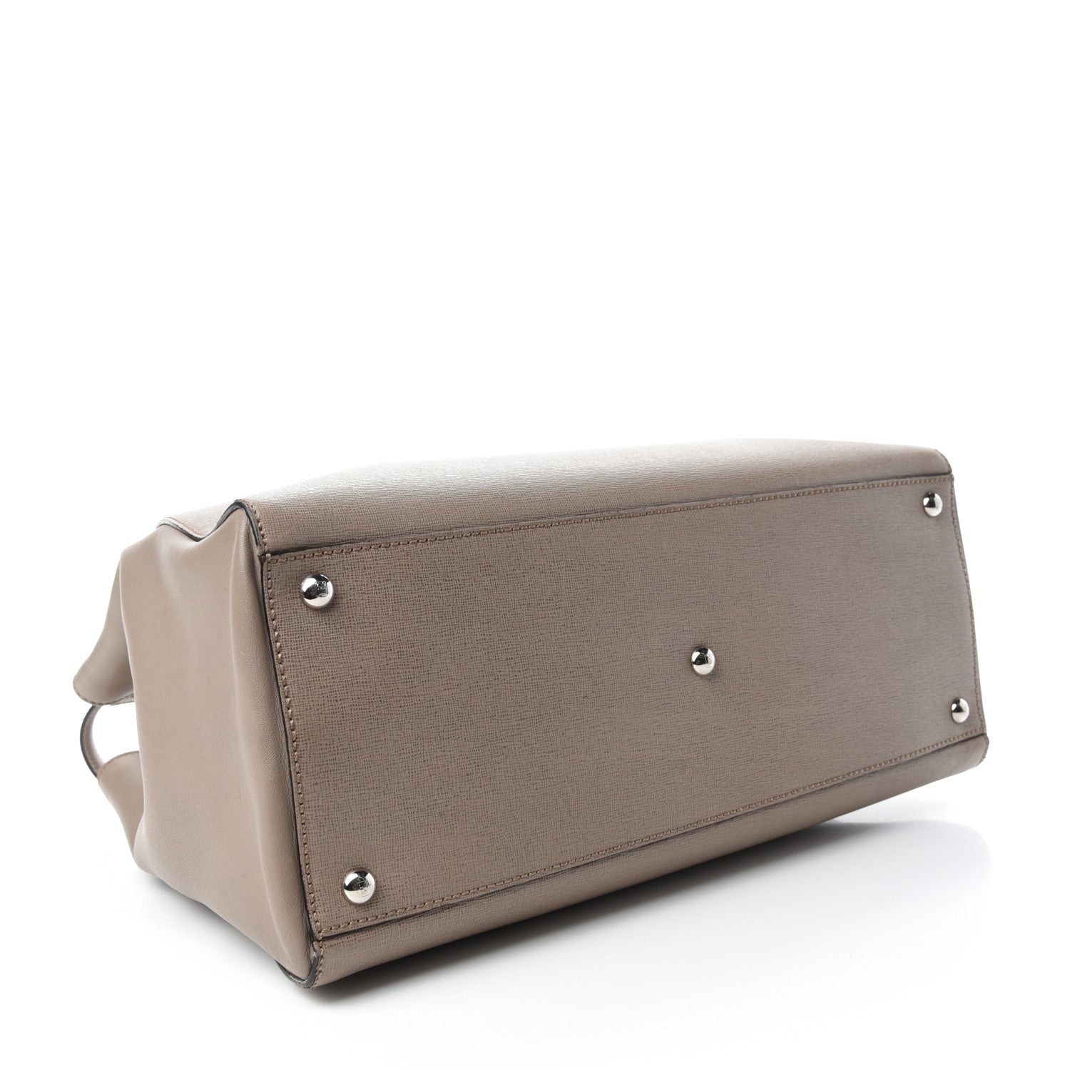 Fendi Vitello Elite Regular 2Jours Tote Tortora 4 of 16