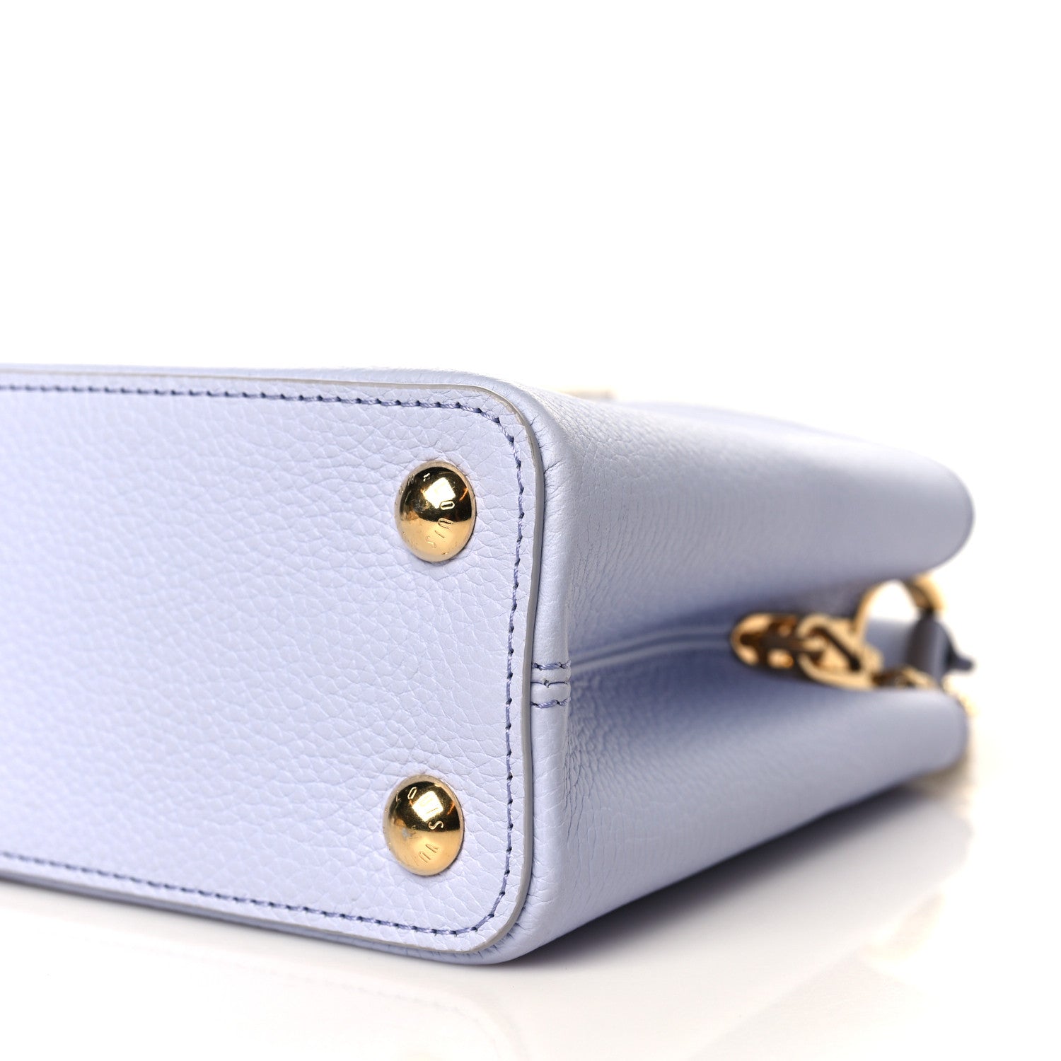 Louis Vuitton Taurillon Braided Chain Capucines BB Iris Creme 8 of 8