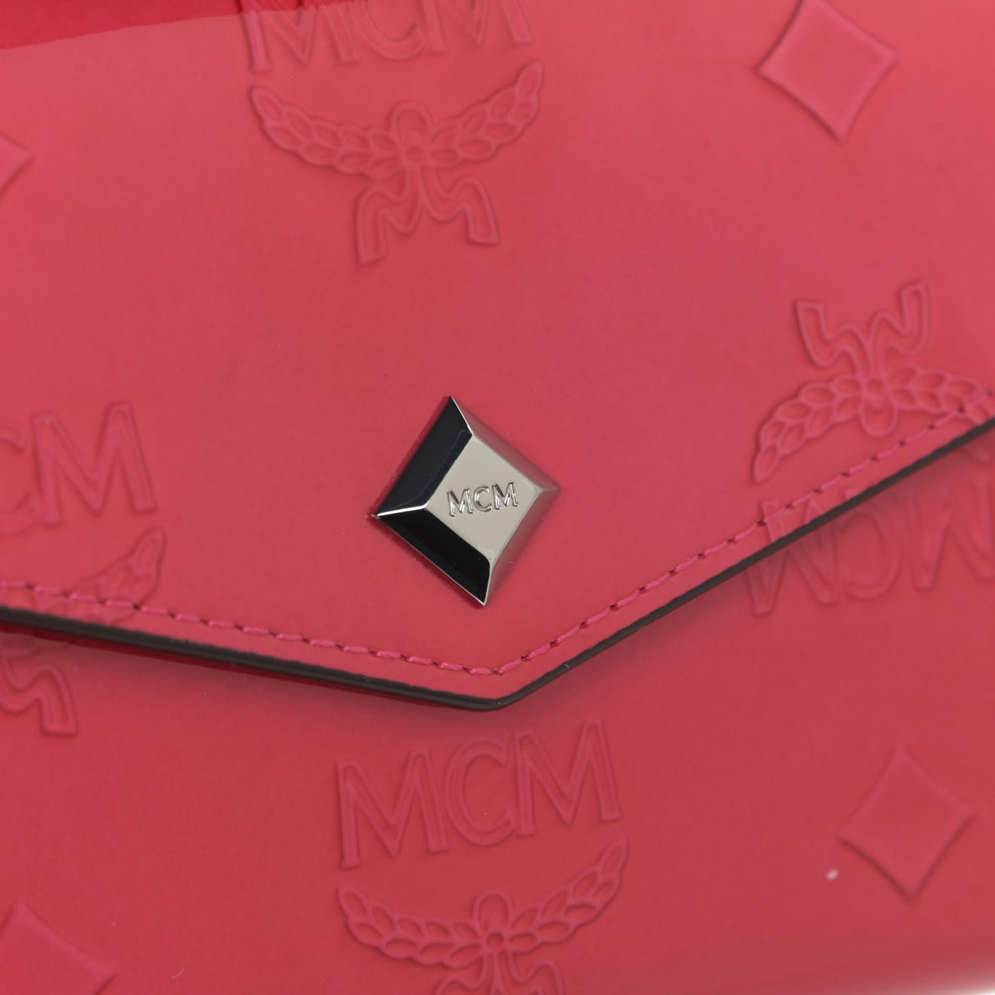 Patent Monogram Continental Flap Wallet Love Potion