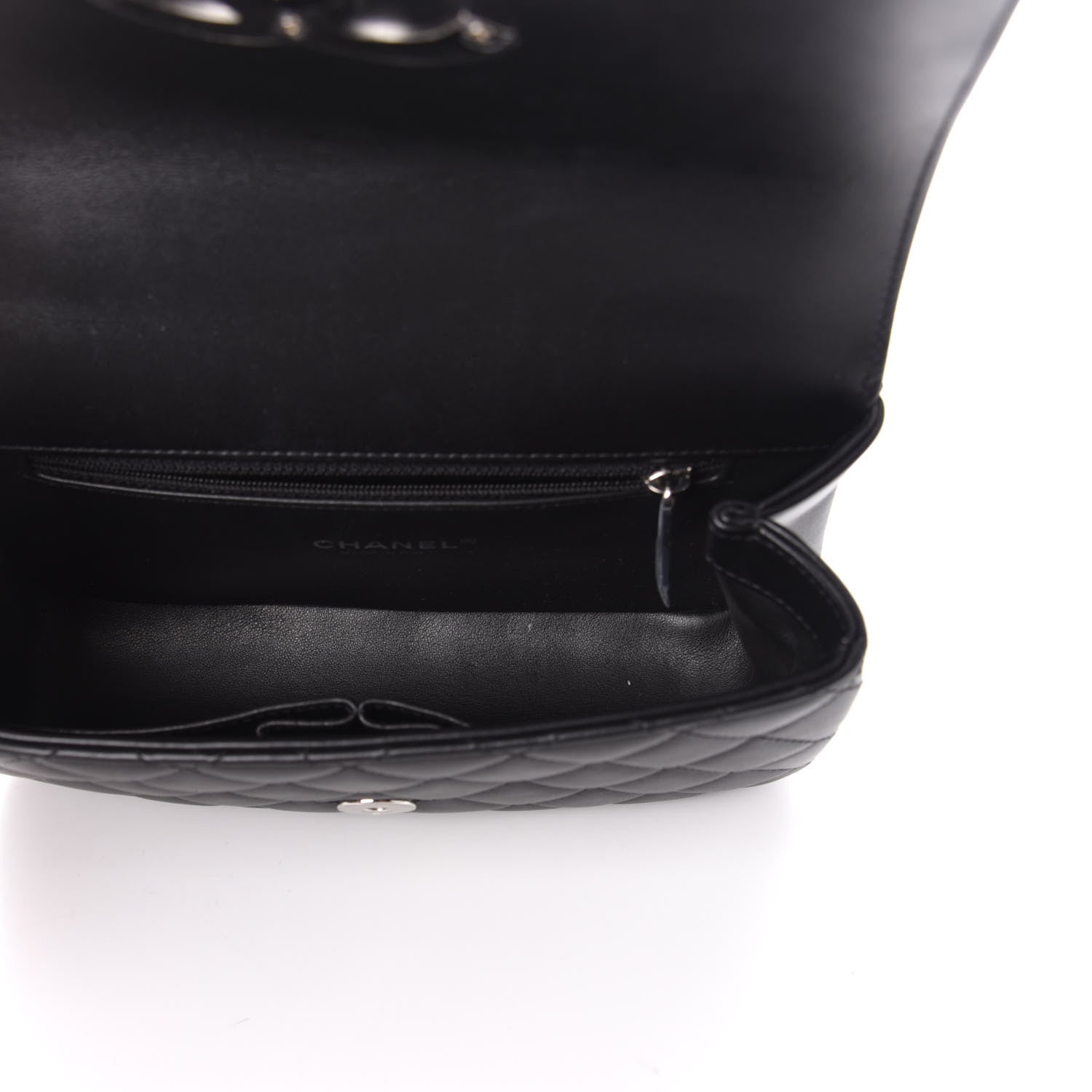 Chanel Lambskin Quilted Small CC Filigree Flap Black 5 of 10